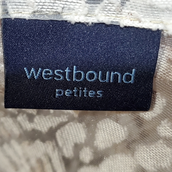 Westbound Petites Button Up Shirt - Picture 4 of 5